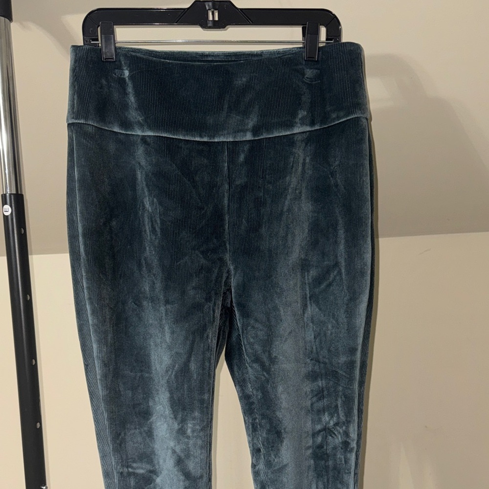 Wonderly Plush Velvet Leggings in Rich Teal